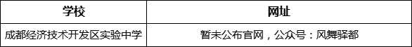 成都市成都經(jīng)濟(jì)技術(shù)開發(fā)區(qū)實驗中學(xué)網(wǎng)址是什么？