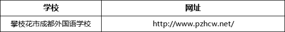 攀枝花市成都外國語學(xué)校網(wǎng)址是什么？