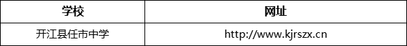 達(dá)州市開江縣任市中學(xué)網(wǎng)址是什么？