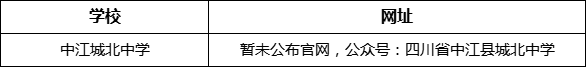 德陽(yáng)市中江城北中學(xué)網(wǎng)址是什么？