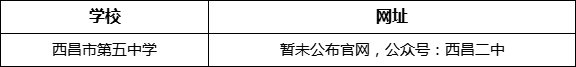 涼山州西昌市第二中學(xué)網(wǎng)址是什么？