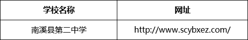 宜賓市南溪縣第二中學(xué)網(wǎng)址是什么？
