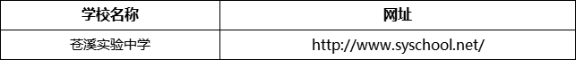 廣元市蒼溪實(shí)驗(yàn)中學(xué)網(wǎng)址是什么？