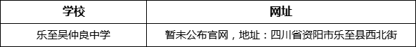 資陽(yáng)市樂至吳仲良中學(xué)網(wǎng)址是什么？