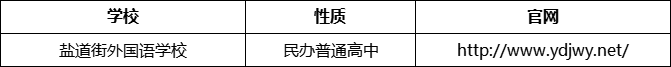 成都市鹽道街外國語學校官網(wǎng)、網(wǎng)址、官方網(wǎng)站