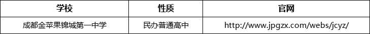 成都市成都金蘋(píng)果錦城第一中學(xué)官網(wǎng)、網(wǎng)址、官方網(wǎng)站