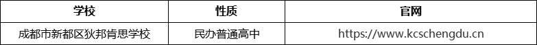 成都市新都區(qū)狄邦肯思學校網(wǎng)址是什么？