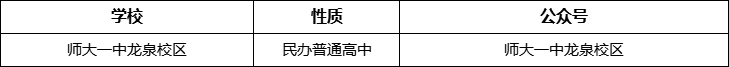 成都市師大一中龍泉校區(qū)官網(wǎng)、網(wǎng)址、官方網(wǎng)站